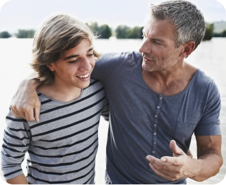 Image père et ado